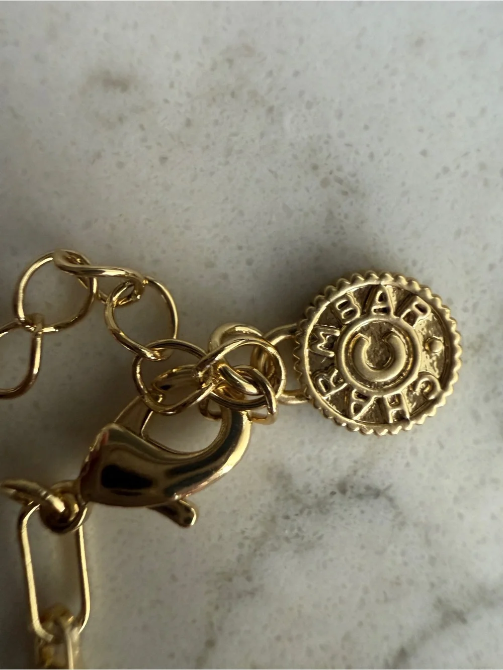 🚫SOLD🚫Upcycled Louis Vuitton Padlock Charm Necklace